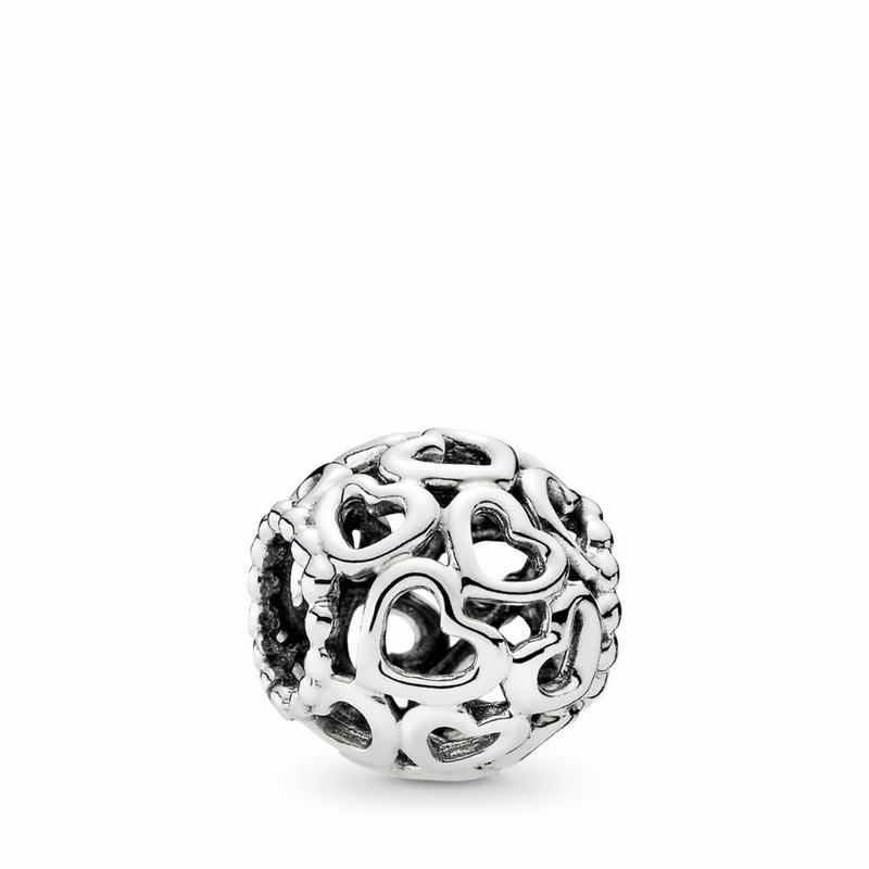 Pandora Hearts All Over Charm Silver Egypt ND0893724